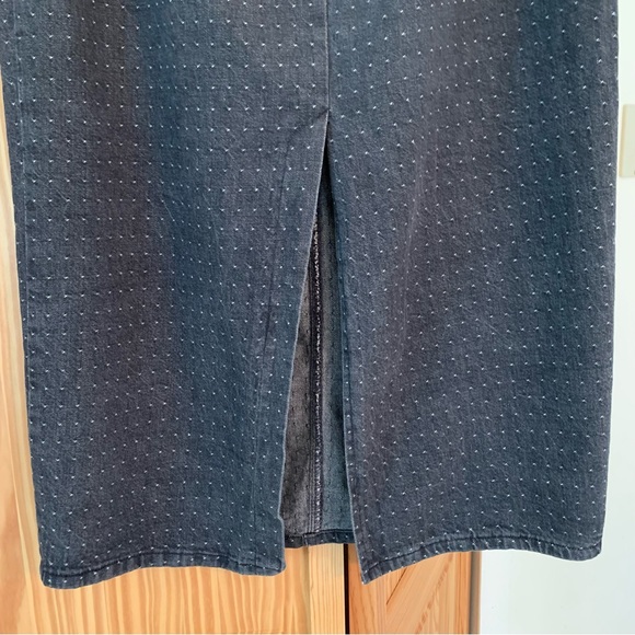 VTG Kayo of California 80s gray denim straight midi skirt. Juniors size 11. - Picture 5 of 7